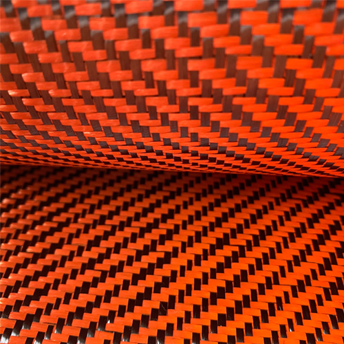 Kevlar + Carbon Fiber Hybrid Fabric